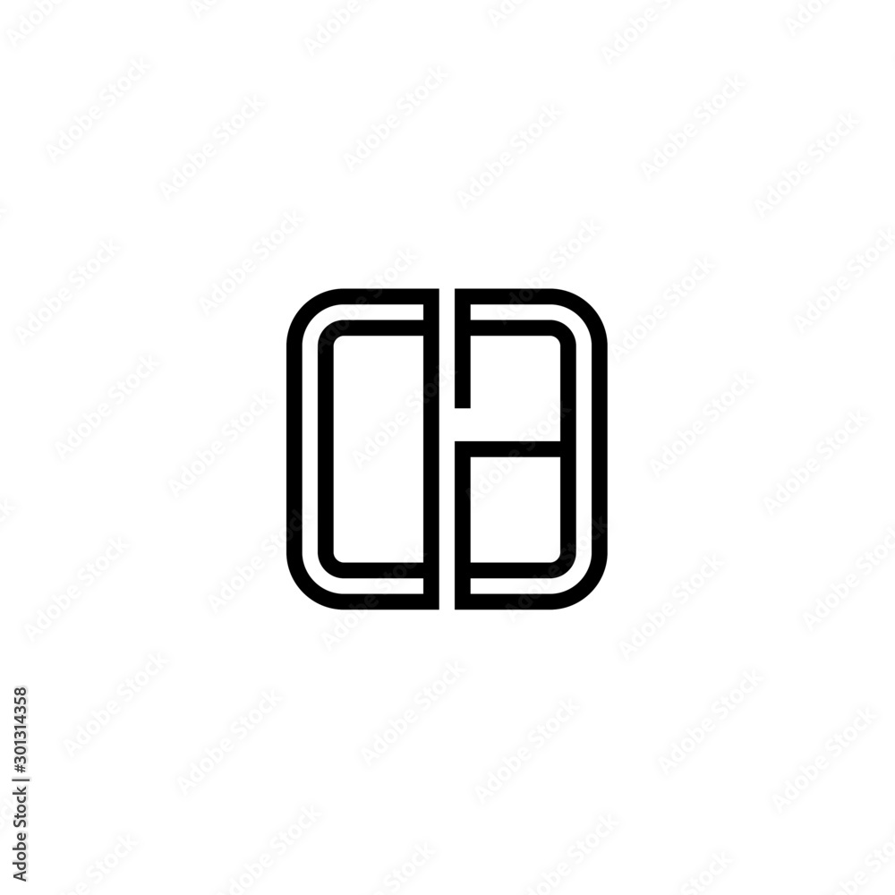 Obraz premium Letter OA logo icon design template elements