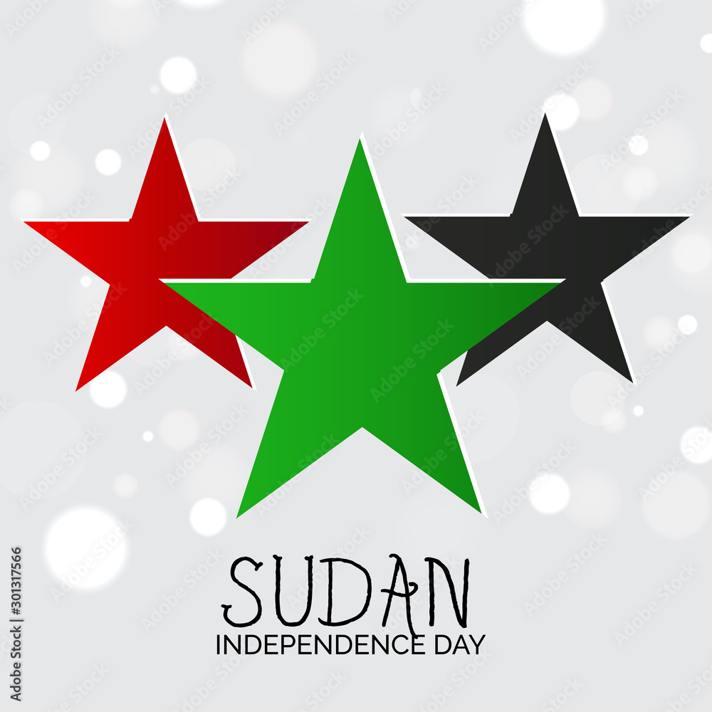 Fototapeta premium Sudan Independence Day