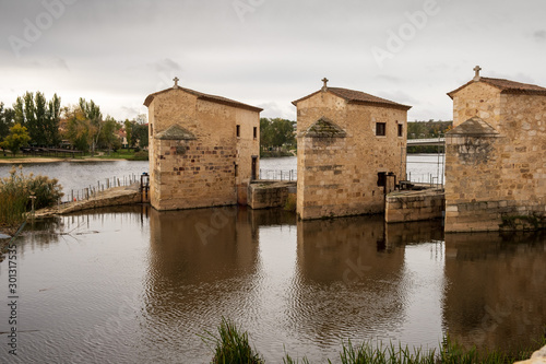 Flour mill on the Douro River, Zamora © villorejo