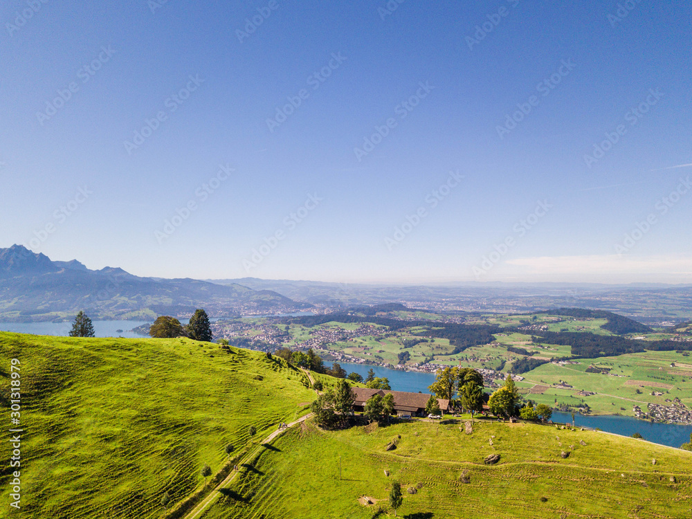 Obraz premium Lake Lucerne view from Rigi Mountain