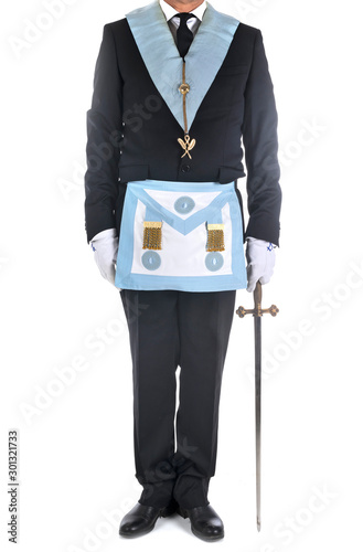 Tableau sur toile freemason in studio