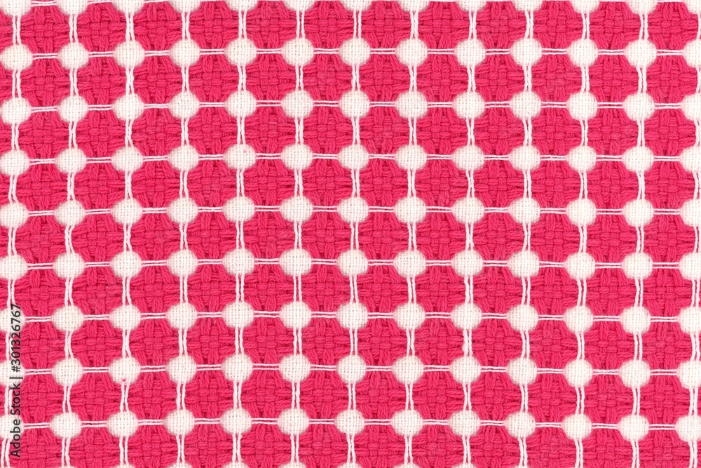 pink linen fabric texture background