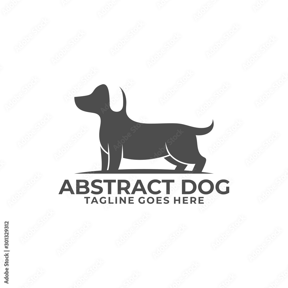Dog Design concept Illustration Vector Template