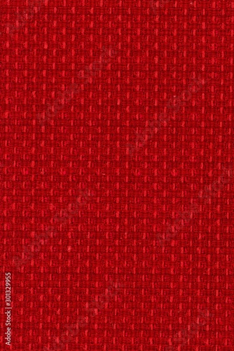 real organic red linen fabric texture background