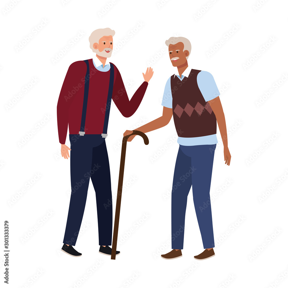 old men elegant avatar character vector illustration design old men elegant avatar character vector illustration design