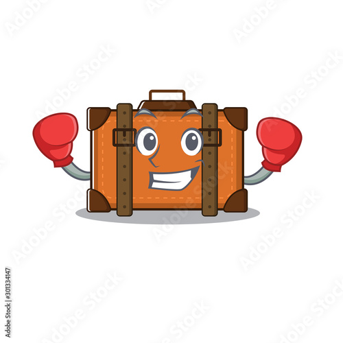 boxing cute suitcase with the cartoon shape