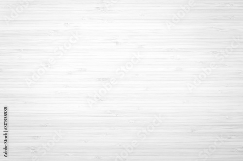 Bamboo wood texture pattern background in light white grey color.