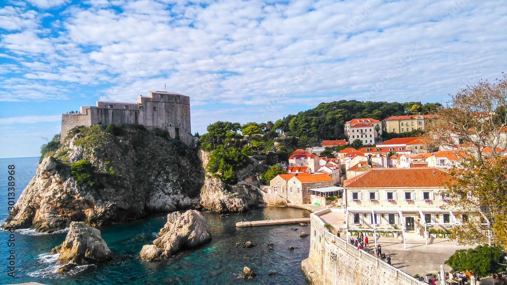 Fortress of the Old town of Dubrovnik, Croatia