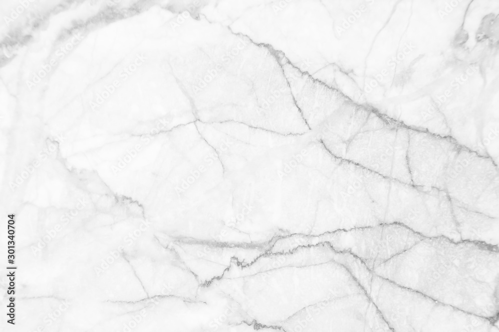 Obraz premium White marble texture with natural pattern for background or design art work or cover book or brochure, poster, wallpaper background and realistic business.