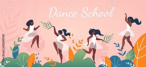Dance School or Choreography Studio Ad Banner