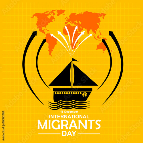 International Migrant Day, poster and banner