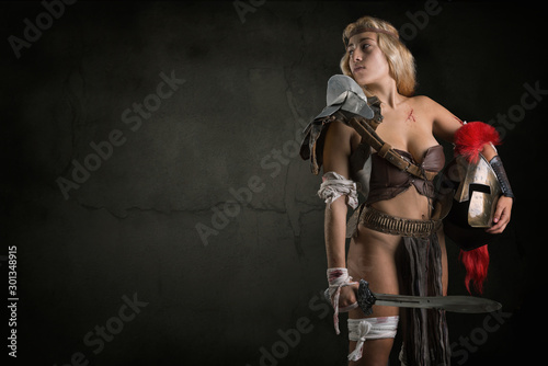 Obraz na płótnie woman gladiator/Ancient warrior