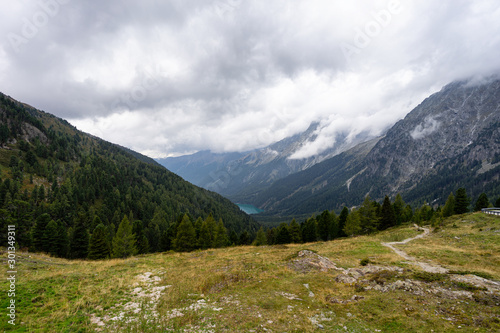 Cloudy Day in the Mountains in South Tyrol, Italy