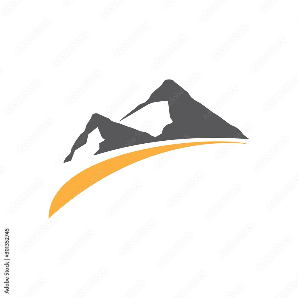 Fototapeta premium Mountains Logo vector