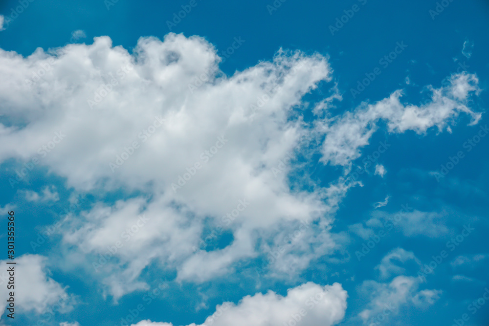 Beautiful blue sky background with clouds,Nature composition, Pure white clouds like cotton wool. Beautiful blue sky background with clouds,Nature composition, Pure white clouds like cotton wool.