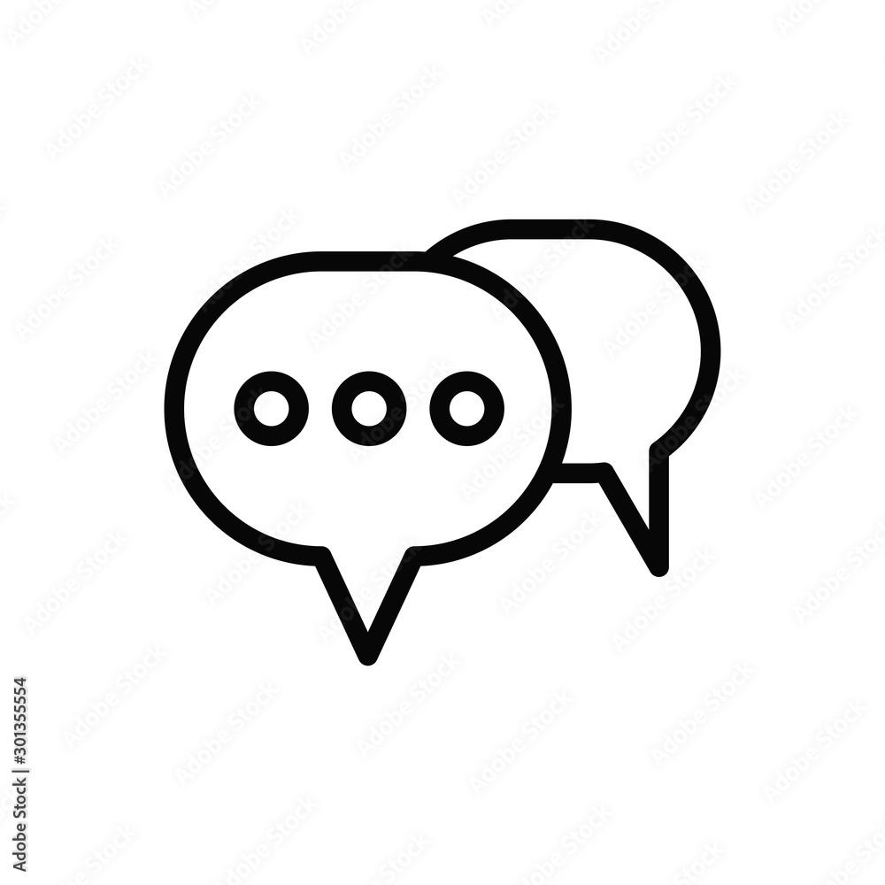 bubble speak icon trendy flat design bubble speak icon trendy flat design