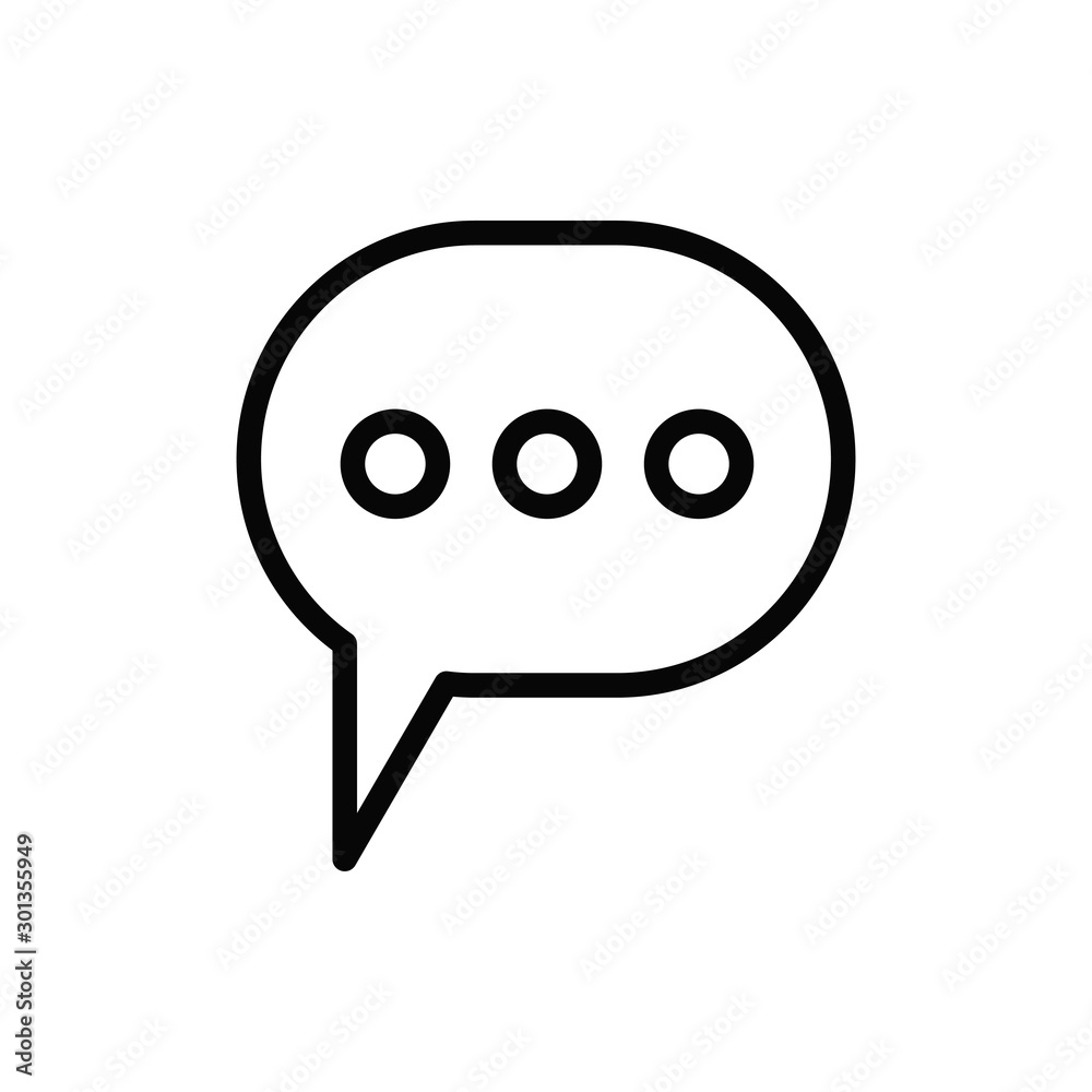 bubble speak icon trendy flat design bubble speak icon trendy flat design