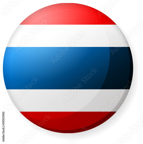 Free Download Circular country flag icon illustration ( button badge ) / Thailand - GFXLoad