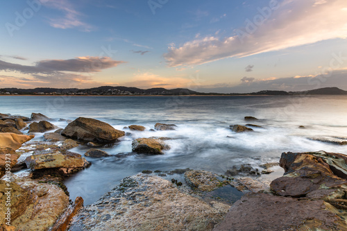 Sunrise Seascape and Rock Platform