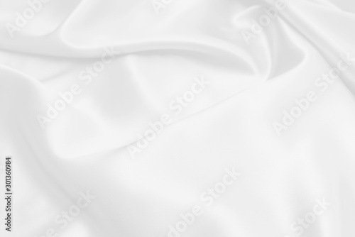 white satin fabric texture soft blur background