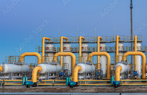  gas purification platform compressor station, dust collector and filter separator