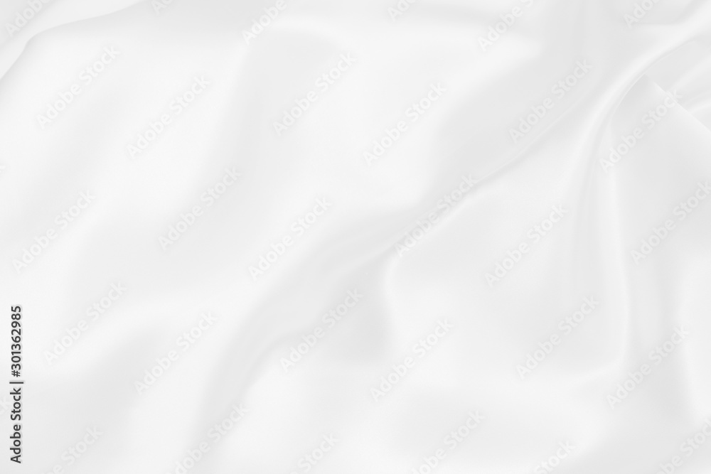 white satin fabric texture soft blur background