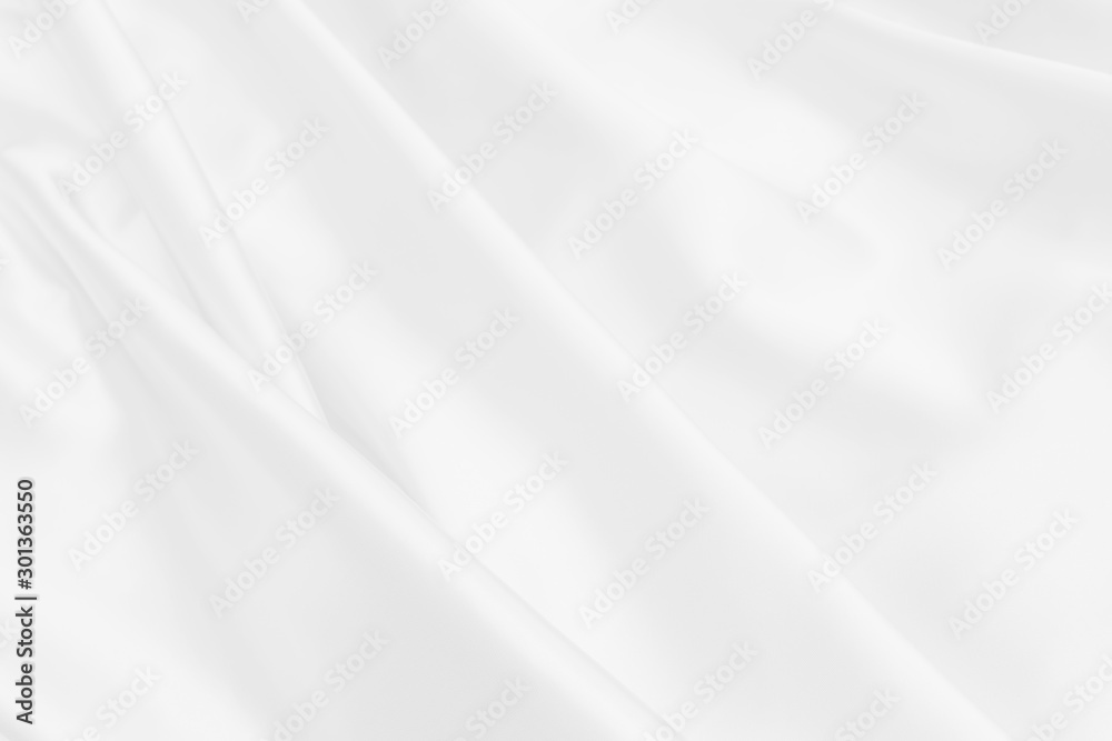 white satin fabric texture soft blur background