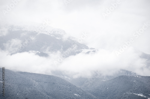 aerial view of mountains