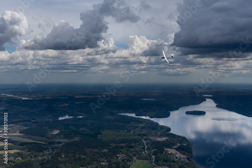 aerial view from the plane © Tuomas