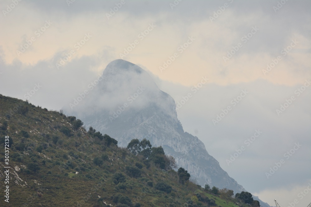 Peñamellera peak seen from the Camijanes viewpoint in Cantabria
