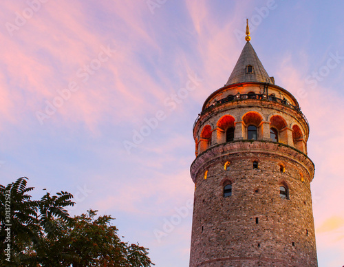 Historical Galata tower