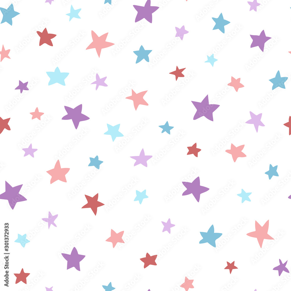 Hand drawn star pattern Hand drawn star pattern