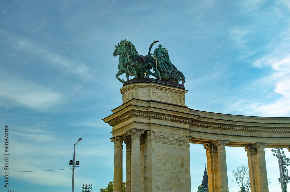 Obraz premium Heroes Square Budapest
