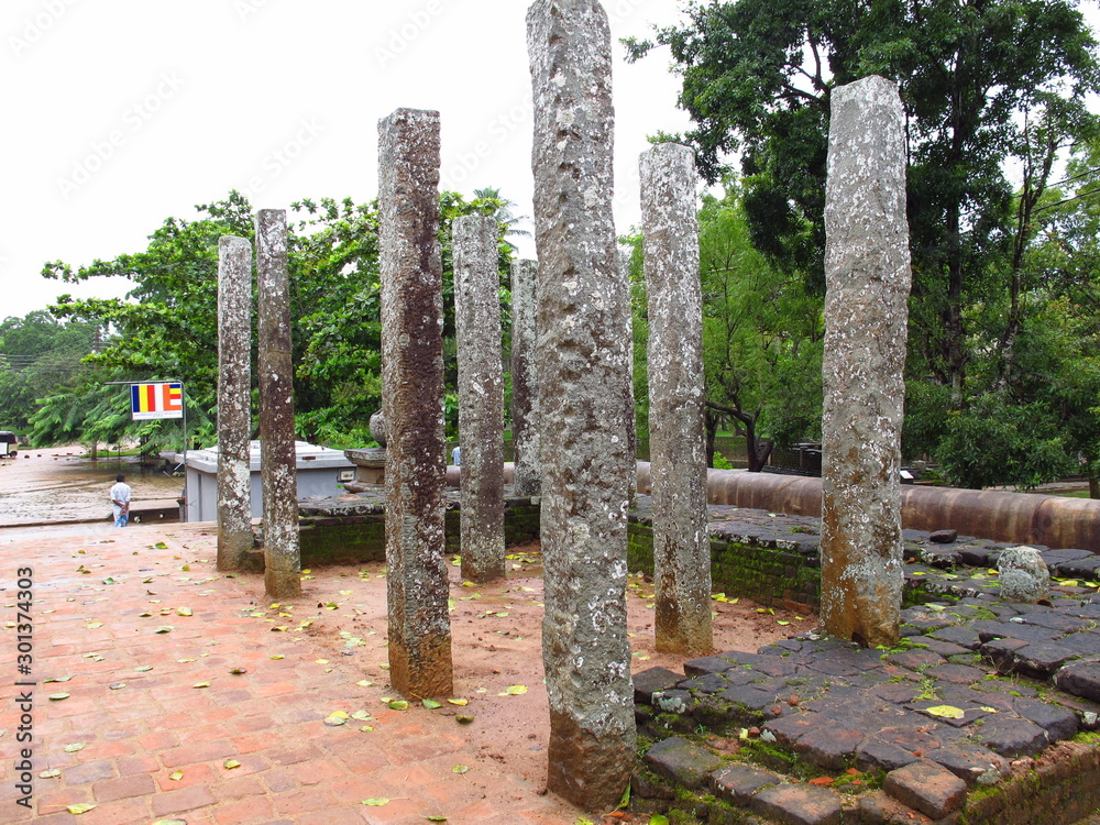 Fototapeta premium Rathna Prasadaya, Anuradhapura, Sri Lanka