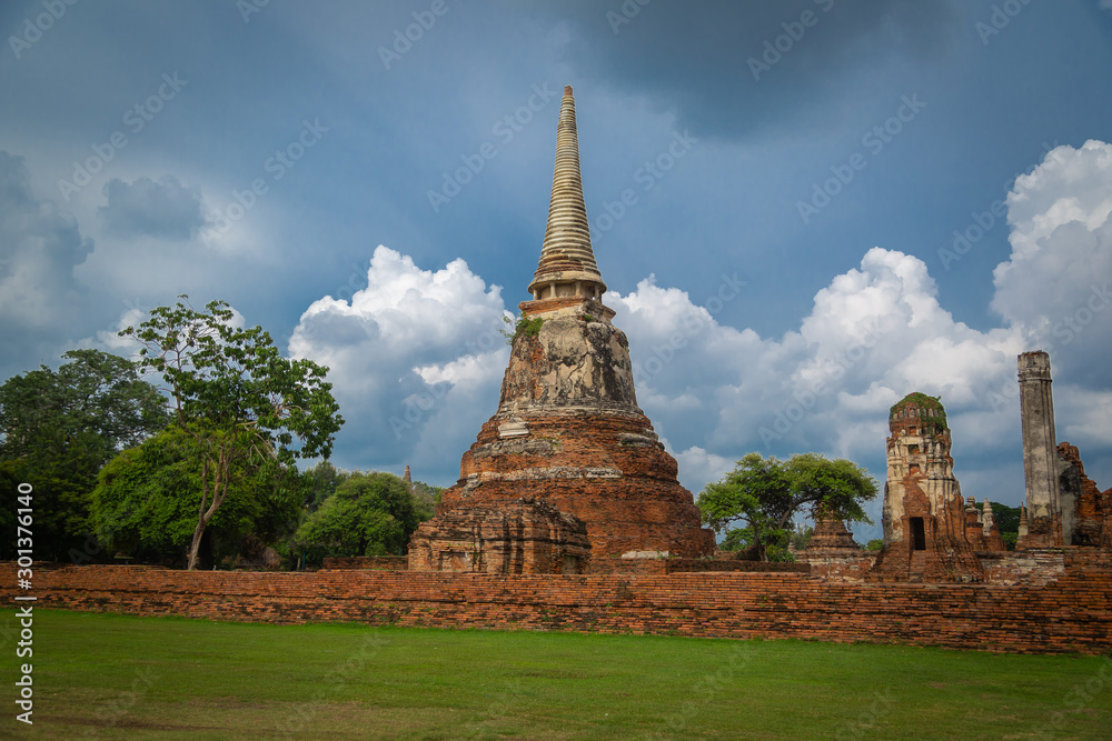 Obraz premium Thai Ayutthaya Temple 03