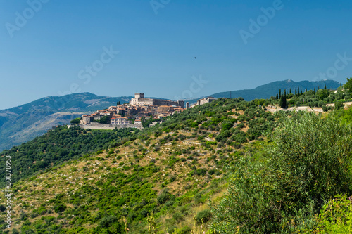 On the road to Sermoneta, Latina, italy