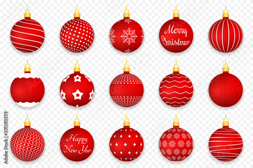 Red Christmas Balls