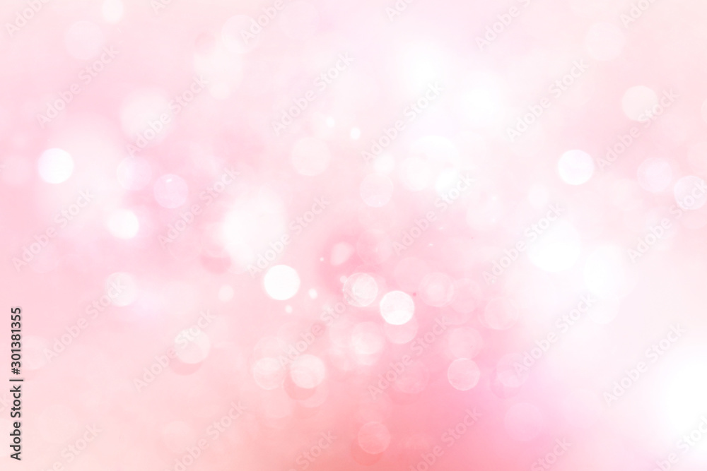 Pink blurred lights background,valentine's backdrop bokeh.