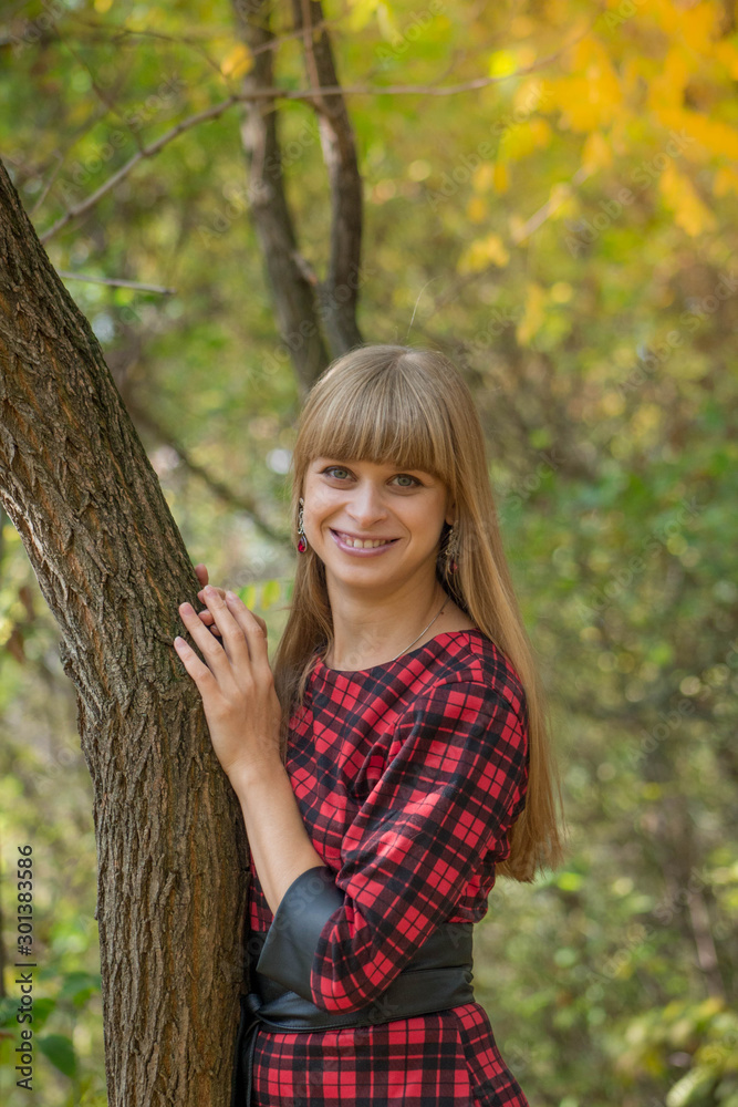 portrait of a girl. autumn photo girls portrait of a girl. autumn photo girls