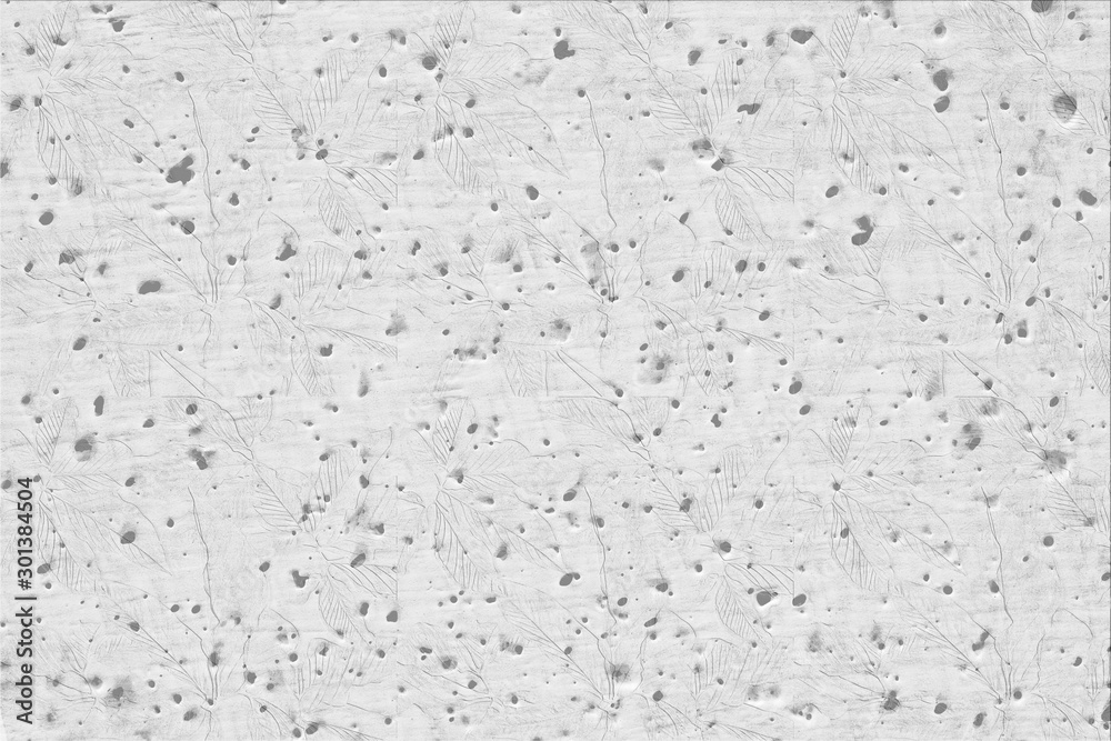 White wall or gray paper texture with leaves pattern,abstract cement surface background,concrete pattern,painted cement White wall or gray paper texture with leaves pattern,abstract cement surface background,concrete pattern,painted cement