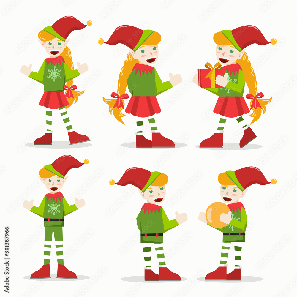 Christmas Elves set