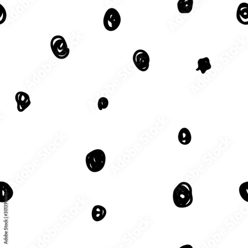 Small polka dot seamless pattern background