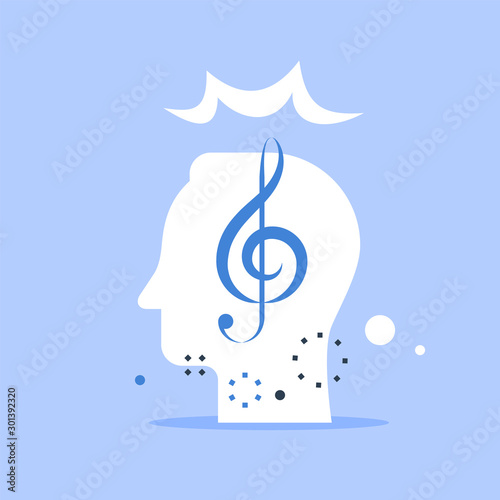 Music key and head, musicality improvement, vocal class, creative mind