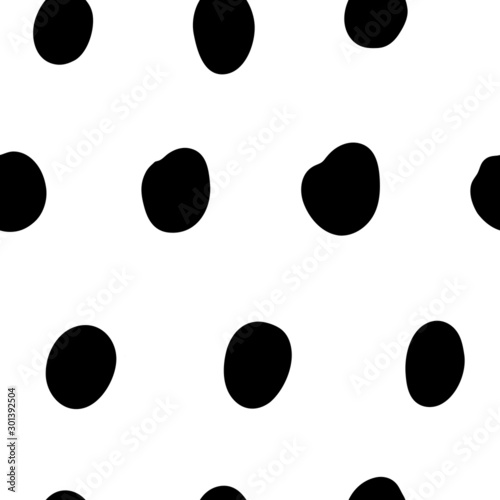 Small polka dot seamless pattern background