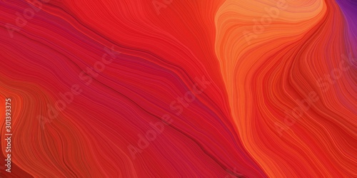abstract fractal swirl motion waves. can be used as wallpaper, background graphic or texture. graphic illustration with firebrick, tomato and orange red colors