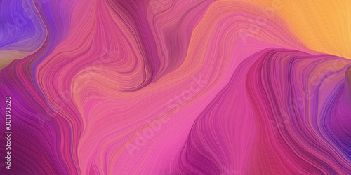 abstract colorful swirl motion. can be used as wallpaper, background graphic or texture. graphic illustration with mulberry , sandy brown and dark moderate pink colors © Eigens
