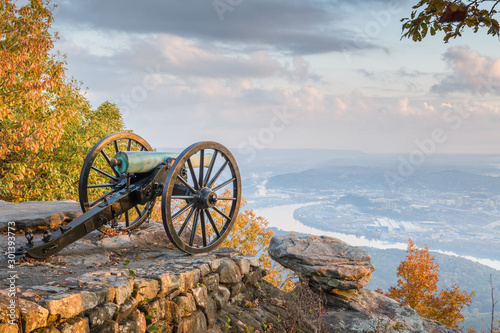 Foto Chattanooga, Tennessee, USA view from Lookout Mountain