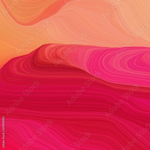 quadratic graphic illustration with crimson, dark salmon and pastel red colors. abstract colorful swirl motion. can be used as wallpaper, background graphic or texture