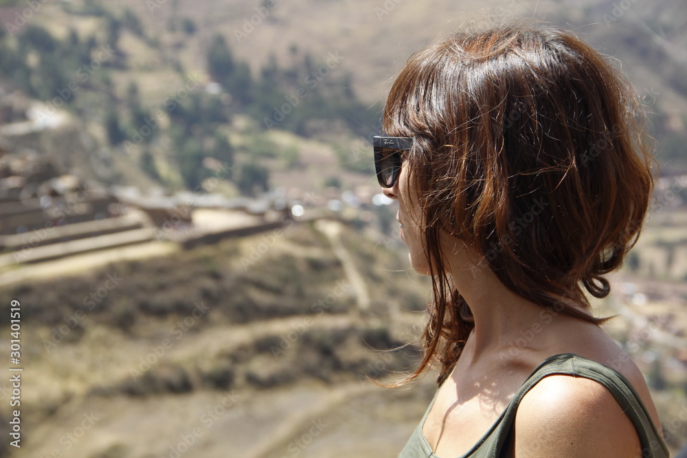 Cusco, Peru »; August 2017: A young tourist in the Sacred Valley of Cusco Cusco, Peru »; August 2017: A young tourist in the Sacred Valley of Cusco