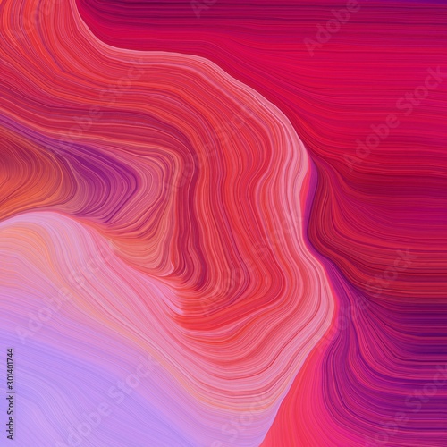 quadratic graphic illustration with crimson, plum and pale violet red colors. abstract colorful waves motion. can be used as wallpaper, background graphic or texture
